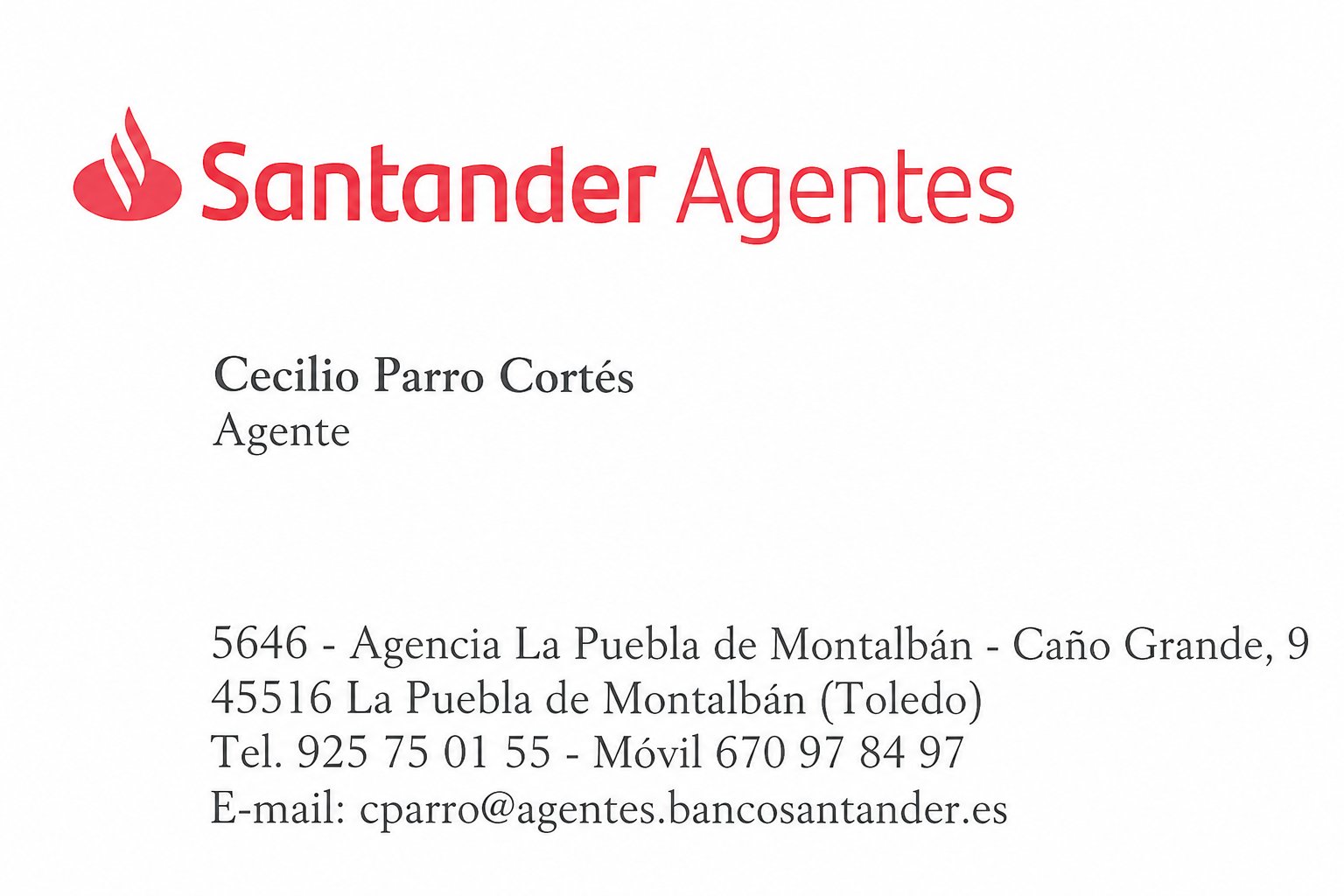 Santander agente