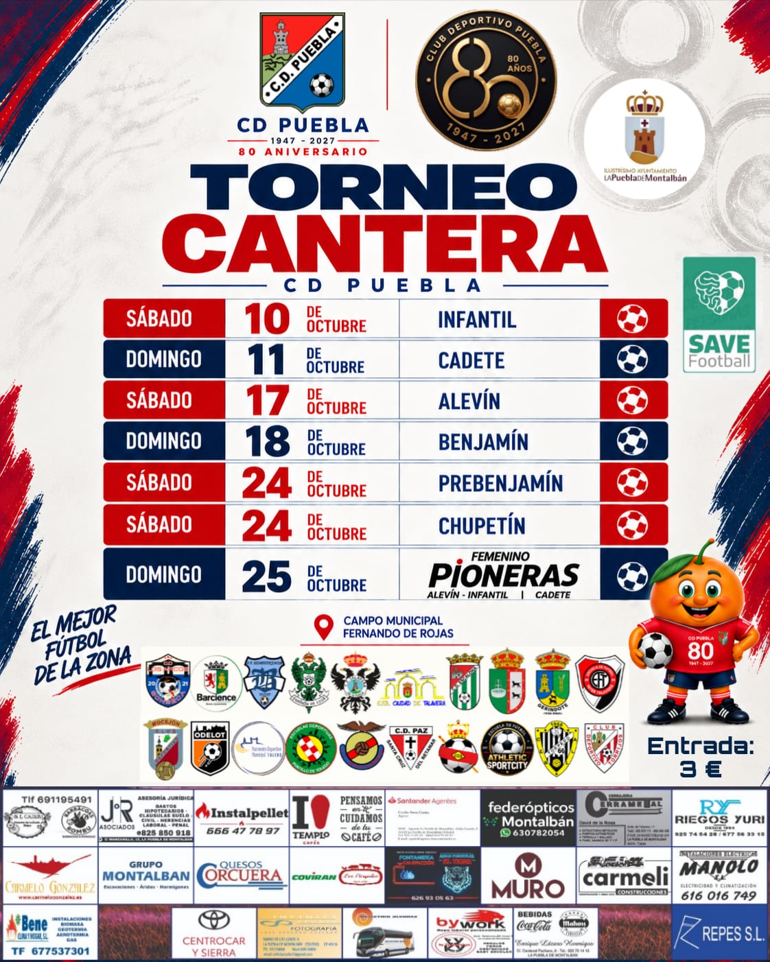 TORNEO CANTERA CD PUEBLA CADETE 2026