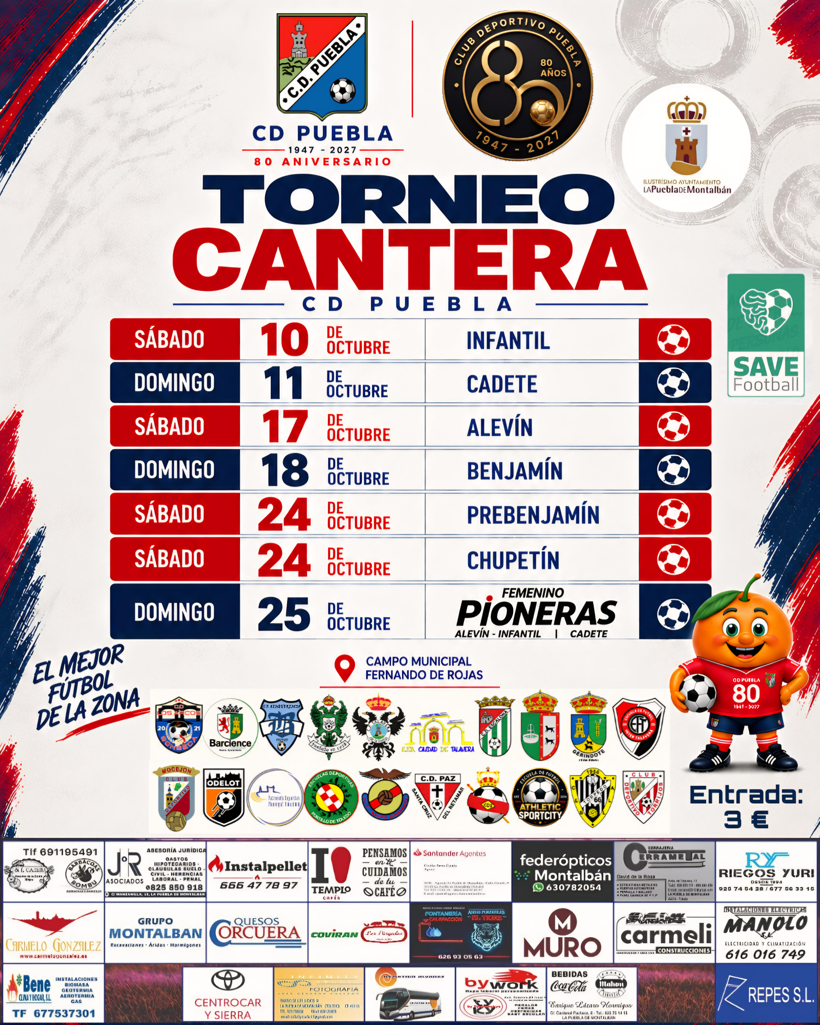 T. CANTERA CD PUEBLA BENJAMIN 2026